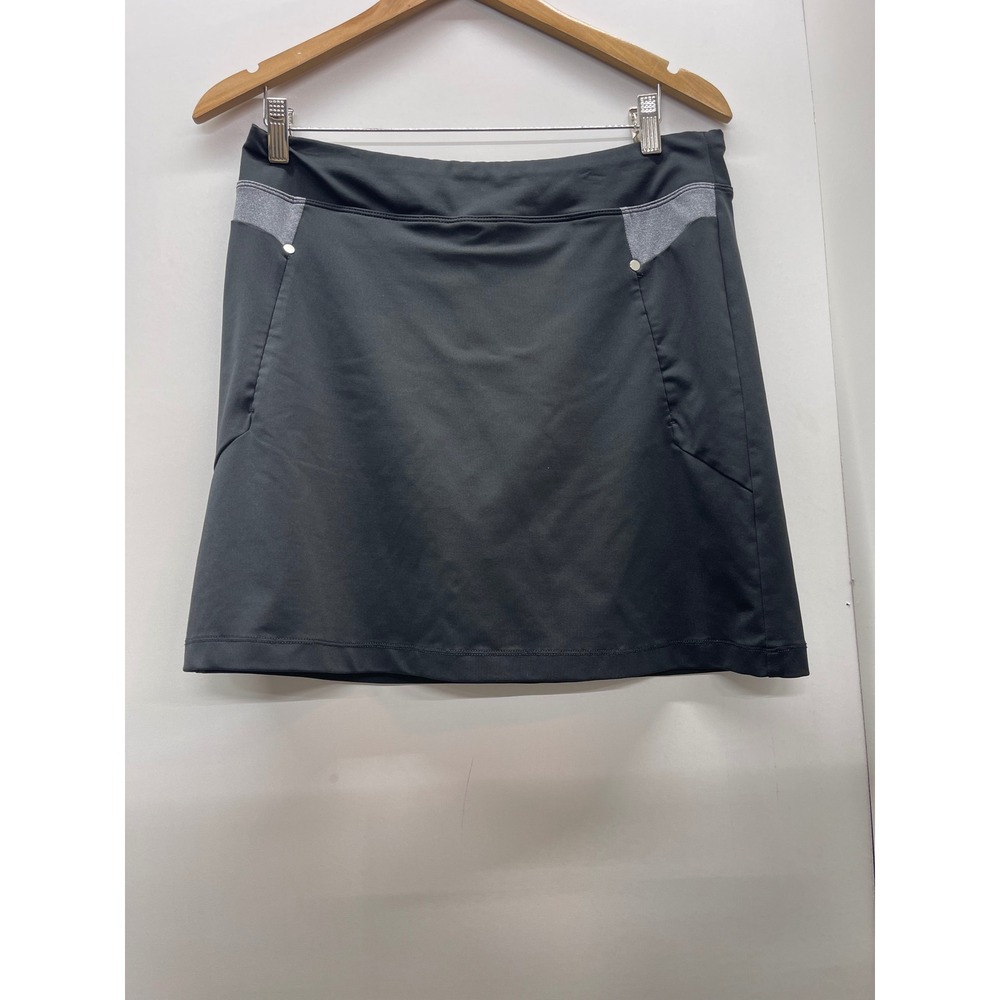Cutter & Buck Womens Black CB DryTec 50 UPF Golf Skort Size Medium Activewear
